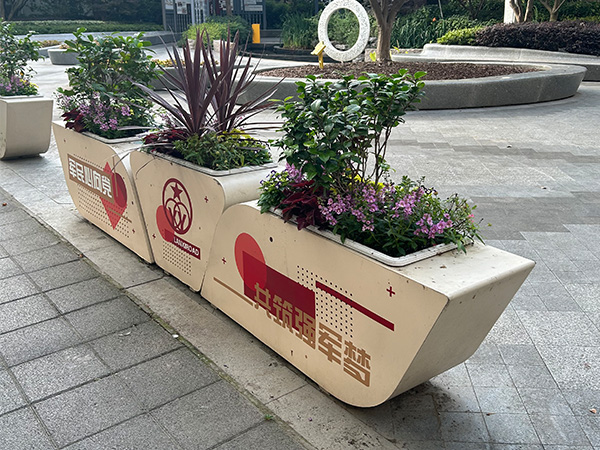 公园人行道隔离