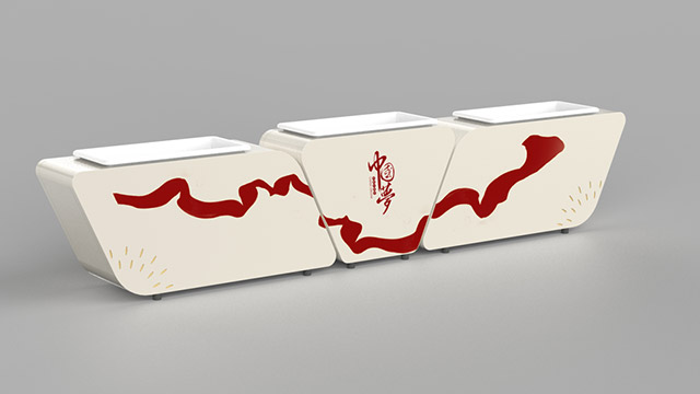 华彩绽放组合花箱