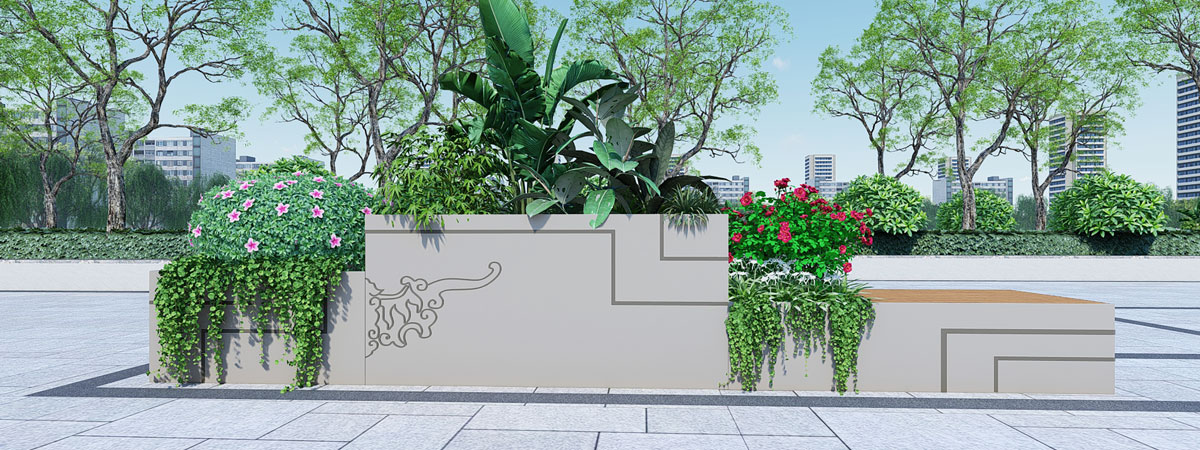 国泰民安组合花箱