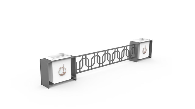 欣欣向荣花箱护栏 欣欣向荣花箱护栏