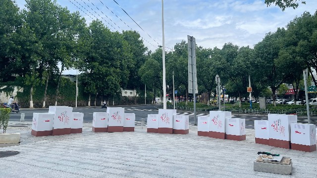 安徽黄山-旅游景区-中式组合花箱