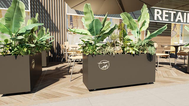 矩形花箱 矩形花箱