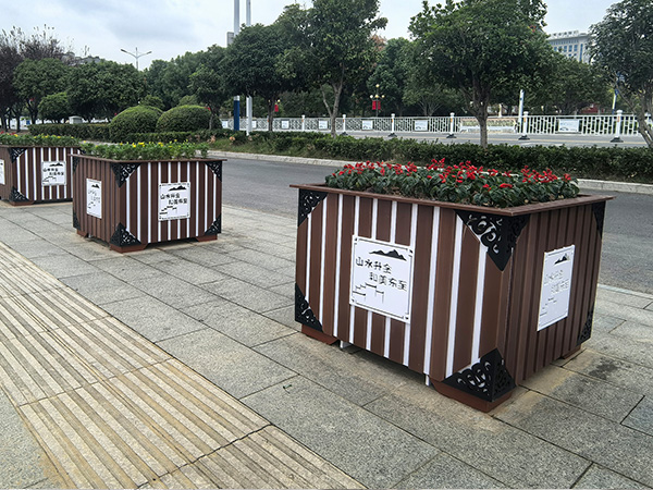 人行道景观隔离案例