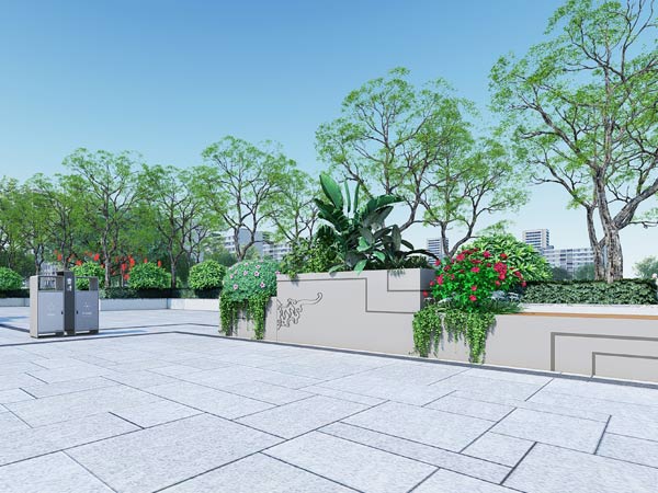 公园广场效果图